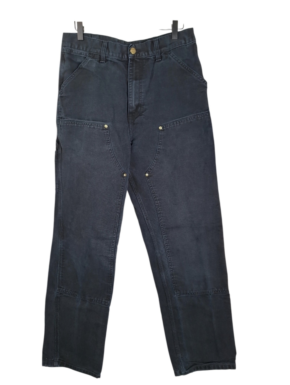Carhartt WIP Double Knee Pants 31x34 (Fits 32x32) Faded Black Work In Progress